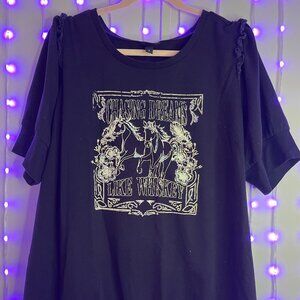 Updated Listing-"Chasing Dreams Like Whisky" Casual Blouse – Soft Cotton Blend